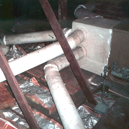 heater repair furnace repair central gas furnace repair. Asbestos air ducts are very common in heating and air conditioning systems here in Orange County, Los Angeles County and Riverside County